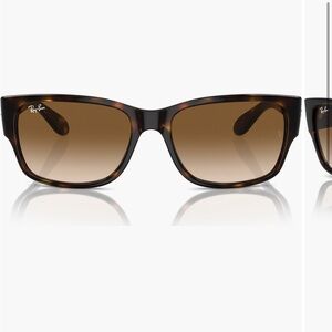 Ray-Ban nwt includes box bag cleaning cloth 55 mm gradient pillow sunglasses